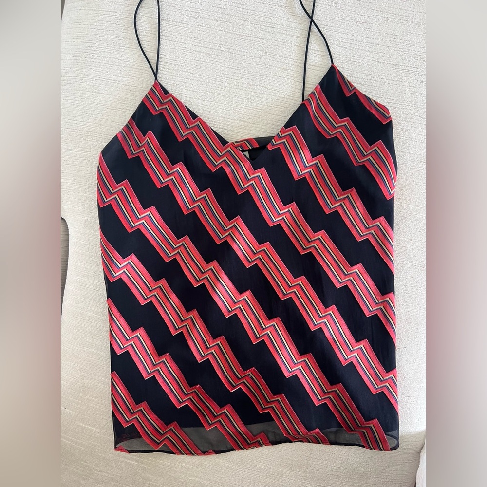 Alice+ Olivia silk spaghetti strap top Medium NWOT